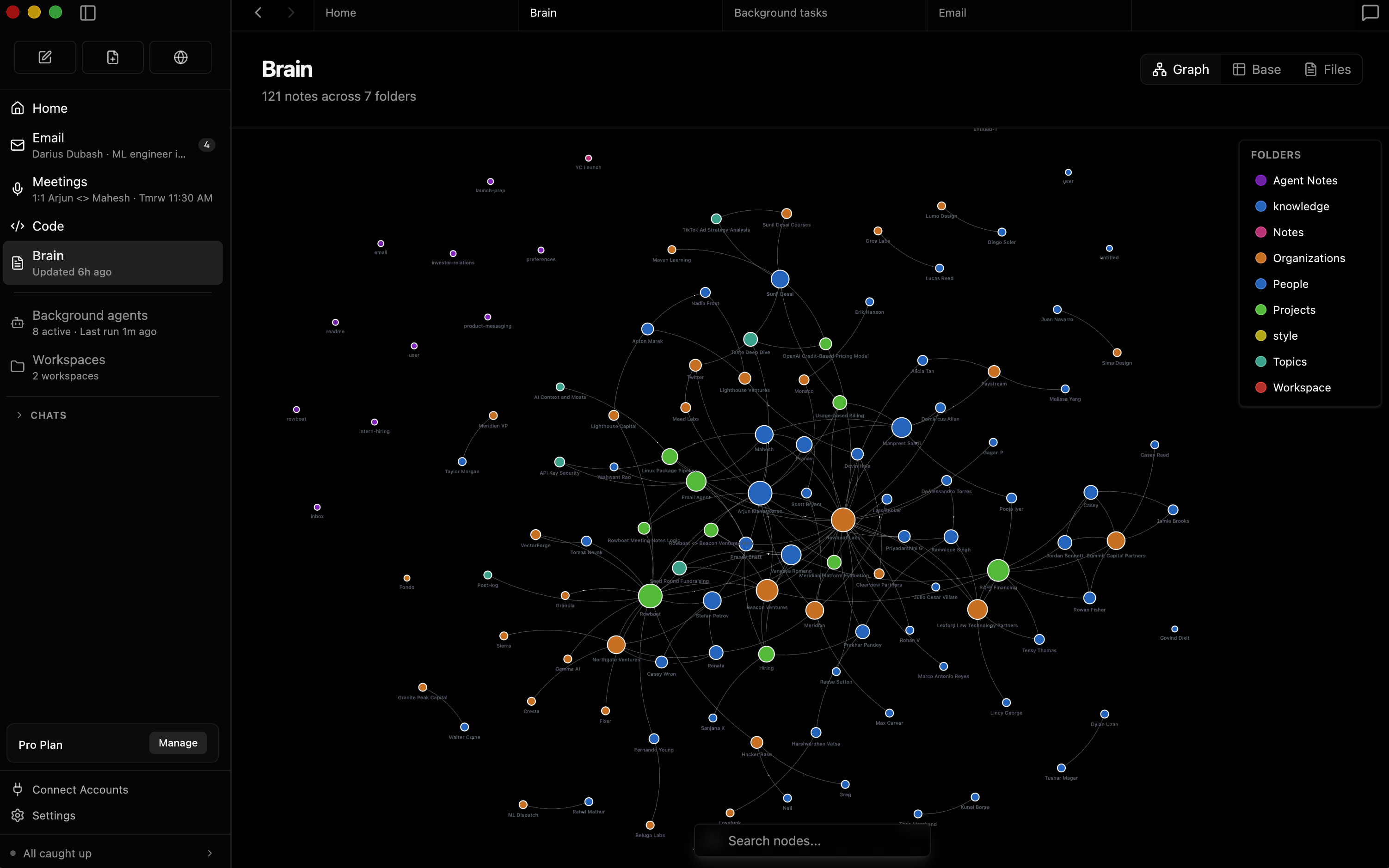 Brain graph screenshot